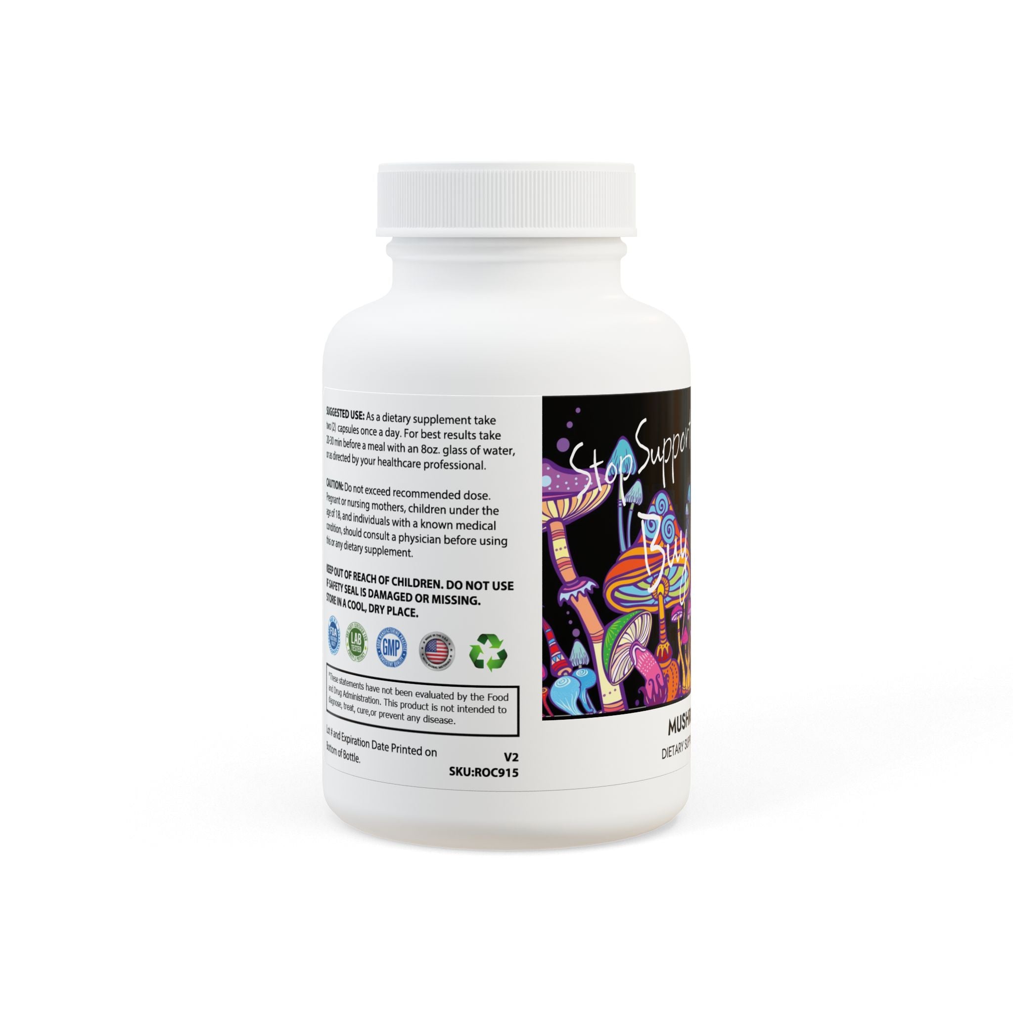 Premium Mushroom Blend Supplement (60 Capsules)